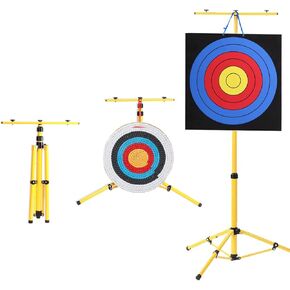 Archery Target Stand for Backyard Targets Shooting ​Adjustable Foldable Adjustable Hanging Traditional EVA Straw Targets Stand Multi-Application Brackets