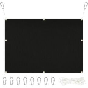 Archery Backstop Netting Heavy Duty with Rope and Hooks Slingshot Archery Net for Backyard Shooting Accessories