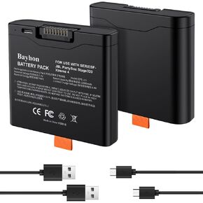 10000mAh 7.4V 74Wh Rechargeable Lithium-ion Spare Battery Compatible with JBL PartyBox Stage 320 and Xtreme 4 Portable Speaker,Perfect Replacement for JBL Battery 400-(2 Pack)