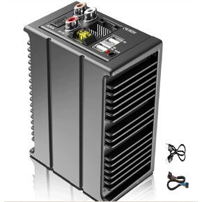 2-in-1 Car Audio Amplifier Processor for Aftermarket Android Car Radio/Home Speaker, Class D Digital with 4 Channels 80 Watts Professional Quality Sound - Mini Size,5X Improvement in Sound Power