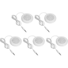 DIY Pillow Speaker, 3.5mm Mini Stereo Speaker Wired Under Pillow Speaker with Ultra Thin Stereo Portable Plug in Speaker for MP3, MP4, CD Player, Mobile Phone