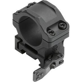 UTG ACCU-SYNC QR 1" Low Profile Scope Rings, Picatinny Black