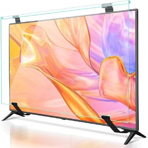 Ninonly 43 Inch TV Screen Protector, HD Clear TV Display Protector Panel, Acrylic Protective TV Screen Protector for Single-point Support TV/Dual-point Support TV/Wall-mounted TV/Computer Monitor
