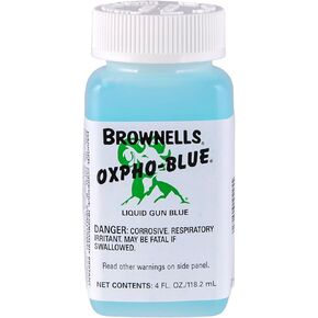Brownells Oxpho-Blue Liquid Gun Blue ، محلول بارد بارد ، مستلزمات تنظيف أدوات الصيانة ، 4 أوقية. (118.2 مل)