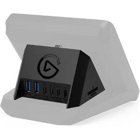 Elgato USB Hub – For Stream Deck +, 2 USB-C Ports/2 USB-A Ports, Power Delivery, SD/microSD Card Reader – USB-C, Mac/PC, Stream Deck & Power Supply Not Included