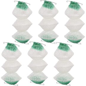 6 Pcs 3-Layer Propane Lantern Mantles Insta-Clip 2#95 Mantles Lantern Mantles Gas Lantern Mantles with 2 Install Clip Accordion Shape Mantles for Gas Lantern Propane Lantern Camping Lantern