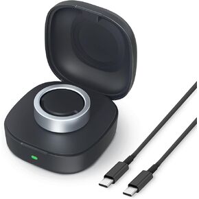 Wireless Charger Case Compatible with Oura Ring Gen3 Heritage/Horizon Small Portable Travel Charging Box for Smart Ring, Size 10