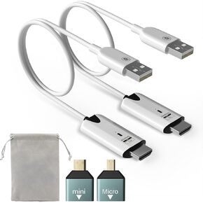 Pchero Wireless HDMI جهاز إرسال ومستقبل 4K ، المكونات والتشغيل ، 1080p 5G Sender و Receiver Wireless 165m 50m ، لكاميرا الكمبيوتر المحمول إلى جهاز Projector Monitor Connection in Kuwait