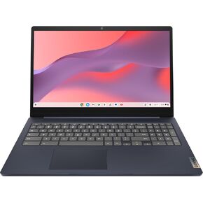 Lenovo IdeaPad 3i Chromebook, 15.6" FHD Display, Intel Celeron N4500, 8GB RAM, 64GB eMMC, 1920x1080 px, 720p Camera, Chrome OS, Abyss Blue