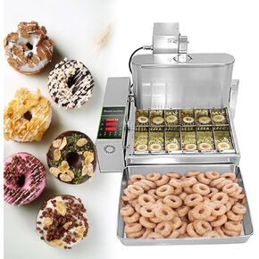 KOLICE 2600PCS/ساعة MINI MINI 6 صفوف الكعك صنع ماكينات/صانع الدونات/صانع الكعك/الكعك صنع آلة/الكعك صانع الدونات المصغرة للوجبات الخفيفة في الشارع
