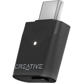 Creative BT-W6 Wireless Bluetooth 5.4 and LE Audio Transmitter with Snapdragon Sound, aptX Lossless, Low Latency and up to 24-bit / 96 kHz Audio, Works with PC/Mac/Gaming Consoles