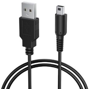 AMZPAS 3DS Cable for Nintendo New 3DS XL/ NEW 3DS/ 3DS XL/ 3DS/ NEW 2DS XL/ NEW 2DS/ 2DS XL/ 2DS/ DSI/ DSI XL ، استبدال سلك USB 3.9 قدم (120 سم)