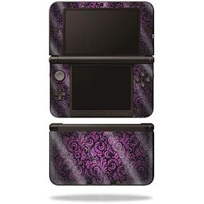 MightySkins Glossy Glitter Skin for Nintendo 3DS XL Original (2012-2014) - Purple Style | Protective, Durable High-Gloss Glitter Finish | Easy to Apply, Remove, and Change Styles | Made in The USA