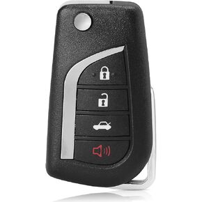 Replacement Smart Remote Car Key Fob for Toyota Camry 2018-2023 HYQ12BFB 89070-06790 315MHz H Chip 4Buttons