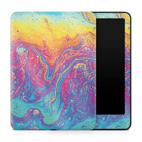 Glossy Glitter Tablet Skin Compatible with Amazon Kindle Paperwhite 12th (2024) - Paint Currents - Premium 3M Vinyl Protective Wrap Decal Cover - Easy to Apply | Crafted in The USA by MightySkins