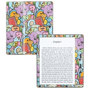 Skin Compatible with Amazon Kindle Oasis 7" (9th Gen) - Wallpaper Rose - Premium 3M Vinyl Protective Wrap Decal Cover - Easy to Apply | Crafted in The USA by MightySkins