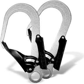 25KN Climb Snap Clip Hooks - 2Pcs - Heavy Duty Snap Hook for Climbing