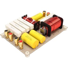 2 Way Crossover Filters, 800W Audio Crossover Filter, Treble Bass Frequency Divider for DIY Speaker, HiFi Speaker, Home Audio