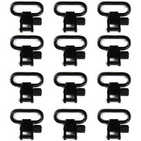 GUGULUZA Dozen Quick Release Shotgun Rifle Gun Sling Swivels(12 pack)