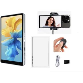 CP5 Phone Vlog Selfie Monitor Screen 5 inch FHD Touch Screen Rear Camera Monitor for Live Streaming,TikTok,Compatible with iPhone Include Magnetic Silicone Case