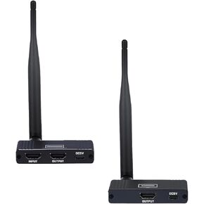 Wireless HDMI Transmitter and Receiver, 5.8GHz Wireless HDMI Extender 656Ft/ 200M Up to 1080P@60hz HDMI Video Resolution, Support laptops, PCs, Blu-ray Player, DVD, Digital Video Cameras etc