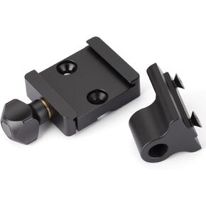 Arca Lock Clamp with Harris Bipod Adapter,Compatiable with S (Swivel) Type Harris Bipods,Arca Lock Clamp Compatiable with Atlas NC Bipods,Works on All Standard Arca 1.5" Dovetail Rails