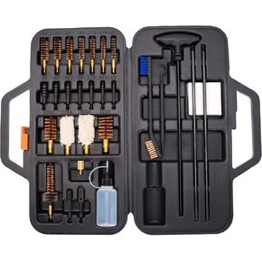 Raiseek Gun Cleaning Kit Elite Edition for Rifles Universal Handgun Shotgun Pistol Rifle Cleaning kit for .22 .357/9MM .30 .40 .45 .243 .270 12GA 20GA All Calibers and Portable Brass Brush with Case…