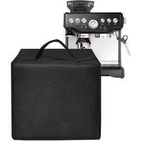 Espresso Machine Cover Heat-Resistant Waterproof Dust-proof Cover Compatible With Breville Barista Express Espresso Machine BES870XL/Pro Espresso Machine BES878BSS/BES880BSS Black