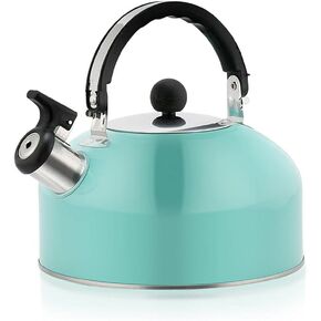 3L Stainless Steel Whistling Camping Bottle Lightweight Kettle for Camping Trips ()