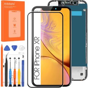 Incell Screen for iPhone XR Screen Replacement for iPhone A1984 LCD Screen A2106,A2105,A2018 Touch Display Digitizer Assembly Repair Parts（Black No Face ID）