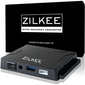 Ultra Recovery Converter The Ultimate Hard Drive Reader & IDE to USB Adapter | 6TB Capacity, USB 3.0, SATA to USB Adapter for IDE to SATA, IDE to USB & Hard Drive Recovery | USB 2.0 Compatible