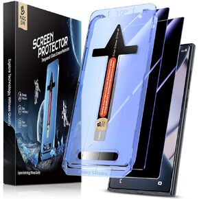 MAGIC JOHN 2 Pack for Samsung Galaxy S25 Ultra Privacy Tempered Glass Screen Protector, Bubble Free, Easy Installation, Auto Dust-Elimination