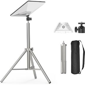 Starlink Mini Tripod Mount with 1/4" Screw Adapter, Stainless Steel Telescopic Stand, Adjustable Height & 360° Tilt, Universal Ball Head for Versatile Angle Adjustment.