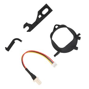 Kimiss 3D Mini Fan Mount Kit - شريحة استبدال مروحة Console لـ DC ، نظام تبريد بدون فرش مع مادة ABS متميزة ، فالويد الخاص بك بشكل فعال