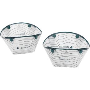 Snapfold™ Bowls 2-Pack – Collapsible, Lightweight and Leakproof For Camping, Hiking, Travel, Picnics, and Outdoor Adventures, BPA-Free, Foldable Space-Saving Design for Easy Storage