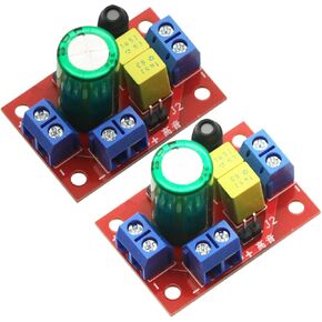 2 Pcs Adjustable 2 Way Crossover Two-Way Crossover HiFi Speaker High and Low Frequency Car Bass Audio Speaker Crossover Filter DIY Home