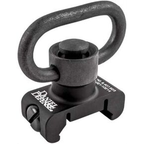 Daniel Defense, Rail Mount Quick Detach Swivel Attachment Point, Fits Picatinny Rail, Black Finish