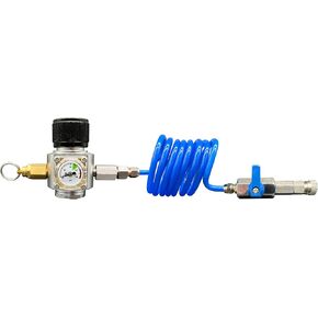 REal C. S. CO2 regulator and Adapter Hose with Big Pressure Gauge