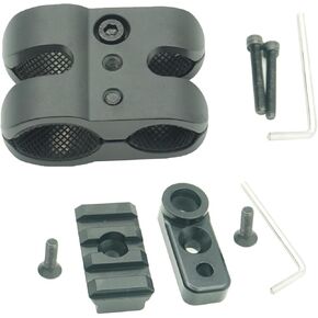 for 1.5 TAC-Rail and QD Mount BBL CLAMP BLK - 12GA Barrel Clamp Clamping Installation Flashlight Mount