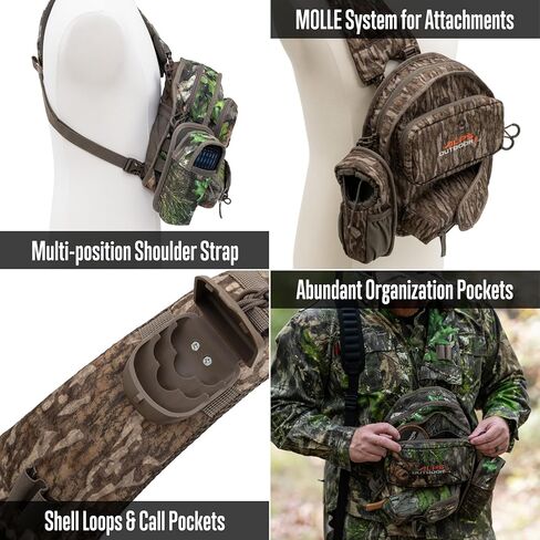 ALPS OutdoorZ Ambush Sling Pack, Mossy Oak Bottomland, One Size in Kuwait