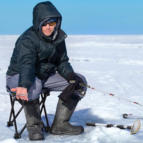 1222pcs ثلج صيد القضبان بكرة كومبو مجموعة كاملة ، 24 بوصة طقم قضيب الصيد الجليدي الخفيفة مع رقصات الصيد الجلي in Saudi Arabia