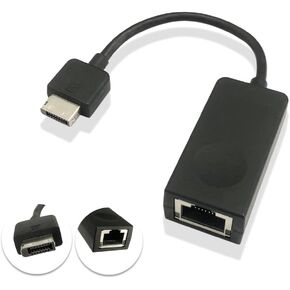 GinTai Ethernet dongle RJ45 Adapter Cable 4X90Q84427 for Lenovo Thinkpad X280,X390,X390 Yoga,X395,X1 Yoga 4th,5th Gen,X1 Carbon 7th,8th Gen,X13,X13 Yoga Gen1,T14s,T495s,T490s,T480s,L13,L13 Yoga