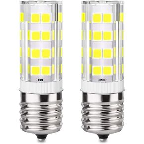 KINDEEP E17 LED Bulb Dimmable, 4W, Daylight White 6000K, Microwave Oven Light Bulbs Equivalent 40W, Ceramic Construction, Versatile Compatibility