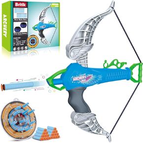 Bow and Arrow for Kids Toys - Archery Set with 20 Suction Cup Arrows, Gifts for Boys Girls Toddler Age 4 5 6 7 8 Year Old