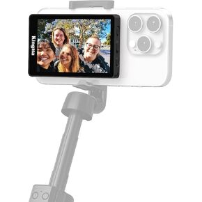 King Ma 4K 30FPS Magnetic Phone Vlog Selfie Monitor Screen, Sync Back Camera iPhone Monitor Screen for Vlog Live Stream & TikTok