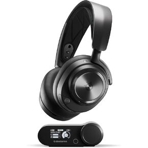 SteelSeries Arctis Nova Pro Wireless Multi-System Gaming Headset - Premium Hi-Fi Drivers - Active Noise Cancellation - Infinity Power - ClearCast Mic (Renewed)