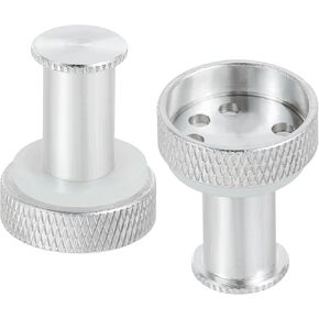 Pressure Canner/Cooker Parts for Presto, Replacement Part Air Vent Cover/Lock, 23Quart 409A 16QT Silver （2 Pack）