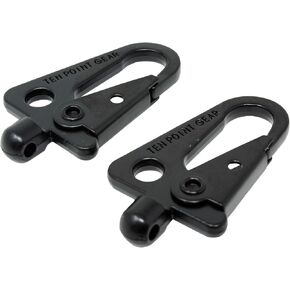 Swivel Mount to HK Clip Adapter. Set of (2). Patent Pending Design. Attach to QD Sling Loop or Swivel Mounts. Suitable for Almost Any Rifle, Shotgun, Cross Bow Sling