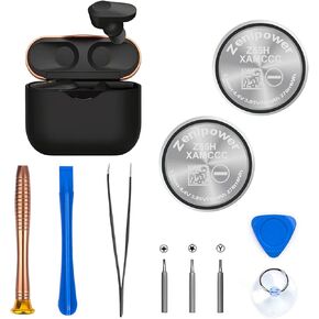 Z55H Battery Replacement for Sony Headset WF-1000XM4 WF1000XM4 Wireless Earbud Headphones Premium 3.85V 75mAh Battery with Installation Tools, 2Pcs