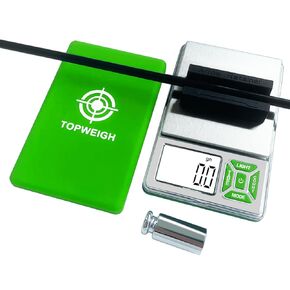 Arrow Scale Digital Grain, Archery Scale, Arrow Weight Scale with Arrow Holder, Large Backlight Display, 3086 Grains x 0.1gn, 200g x 0.01g, 6 Weighing Units, Cal Weight, Batteries Included